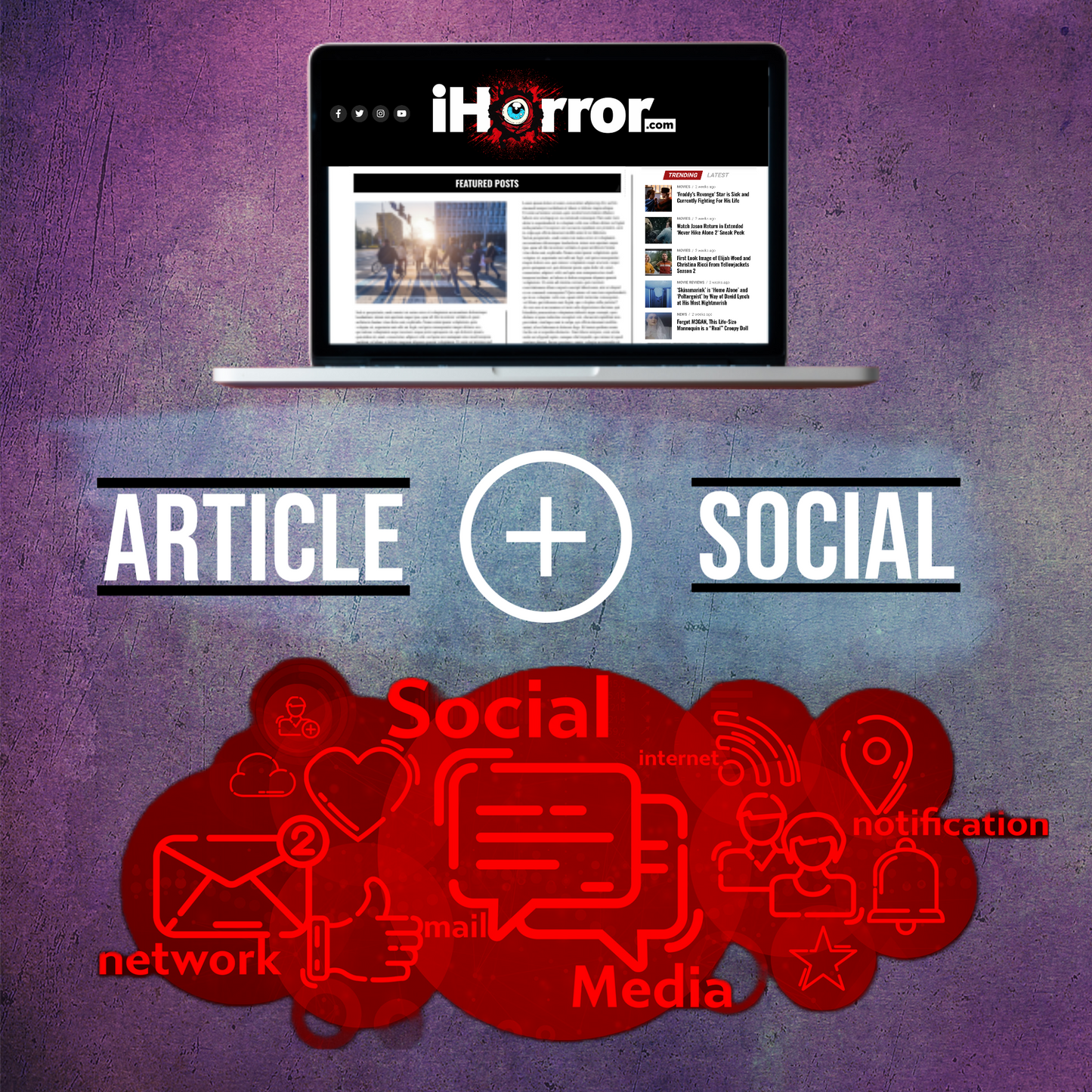 iHorror Article & Social Media Blast